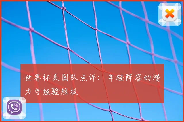 世界杯美国队点评：年轻阵容的潜力与经验短板